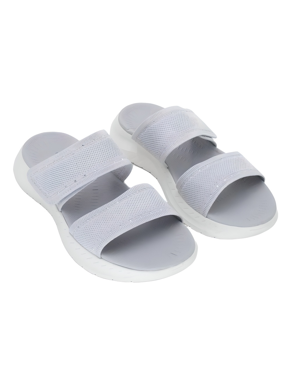 Easy Spirit Daleyza Light Gray Two Strap Slide Sandals Size 10M